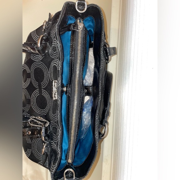 Designer Coach Bag- Madison Op Art Shoulder, Hand, CrossBody Bag no dust bag - Picture 10 of 12